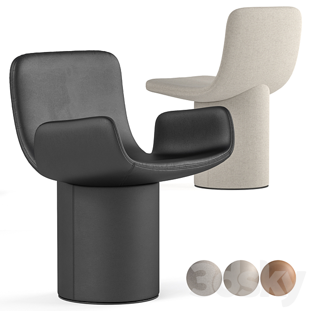 Mogg Brera chair 3ds Max - thumbnail 1