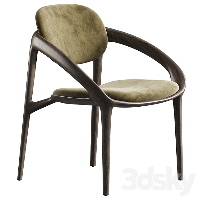 Molly Dining Chair 3ds Max - thumbnail 3