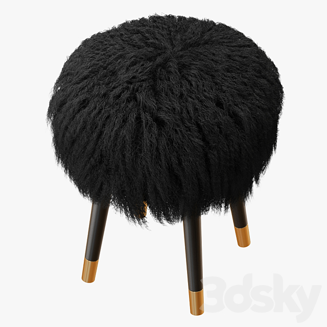 Mongolian lamb stool 3DSMax File - thumbnail 3