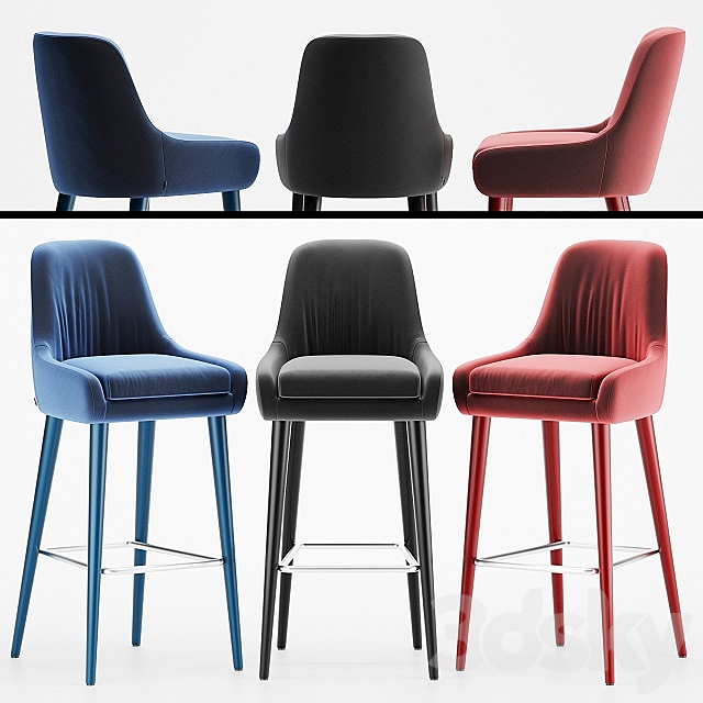 MONTBEL barstool DANIELLE 03682 3DSMax File - thumbnail 1