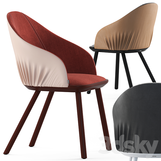 Montbel rivoli chair 3DSMax File - thumbnail 2