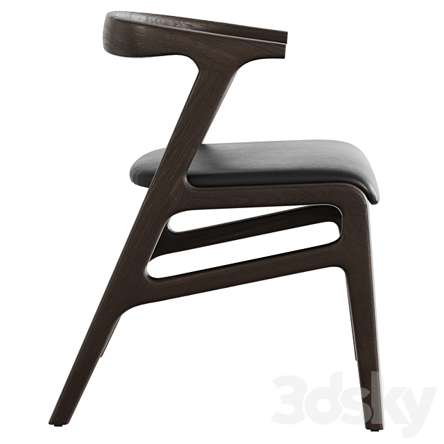 Morelato Dining Chair 3DS Max Model - thumbnail 2