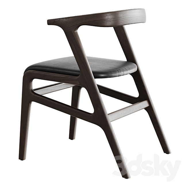 Morelato Dining Chair 3DS Max Model - thumbnail 3