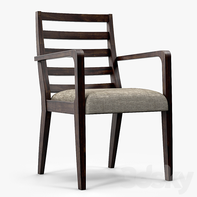 Morgan Boston Dining Chair to 820 A 3DS Max Model - thumbnail 2