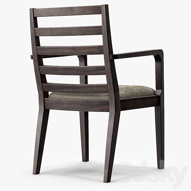 Morgan Boston Dining Chair to 820 A 3DS Max Model - thumbnail 3