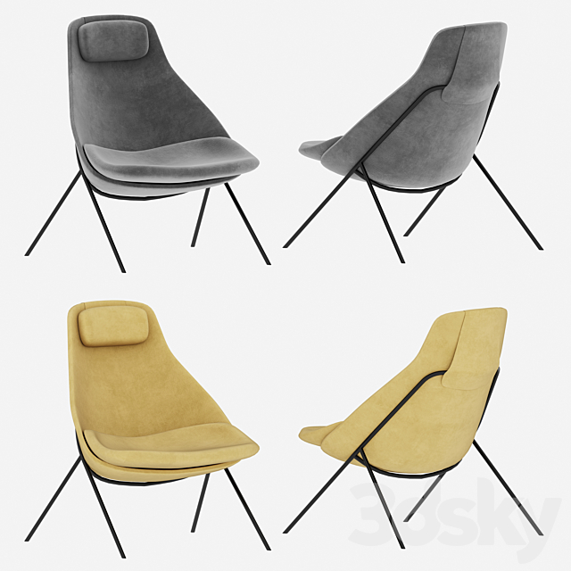 Morgan lounger 3DSMax File - thumbnail 2