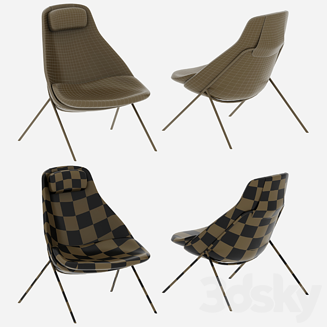 Morgan lounger 3DSMax File - thumbnail 4