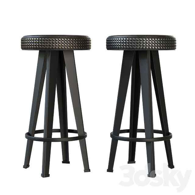 Moroso Diesel Collection Bar Stools 3DSMax File - thumbnail 2