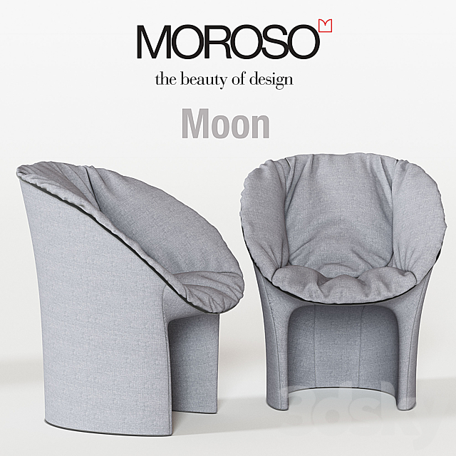 Moroso Moon Chair 3DS Max Model - thumbnail 1