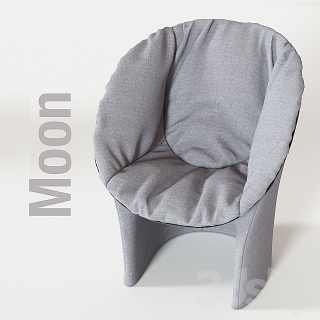 Moroso Moon Chair 3DS Max Model - thumbnail 2