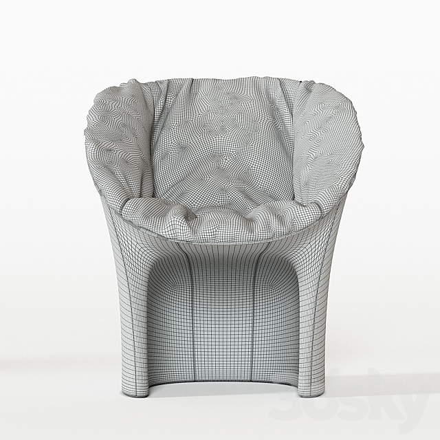 Moroso Moon Chair 3DS Max Model - thumbnail 3