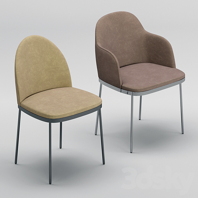 Moroso Precious chairs 3ds Max - thumbnail 1