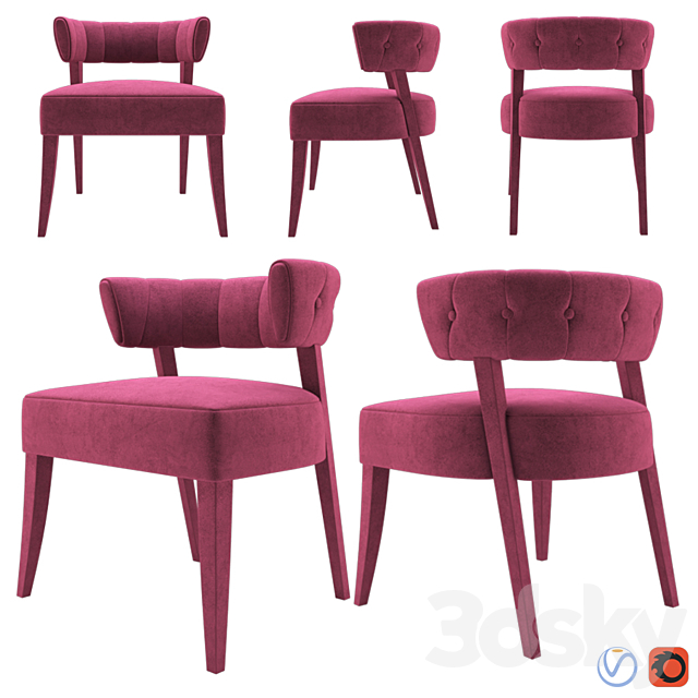 Munna Aileen chair 3DSMax File - thumbnail 1