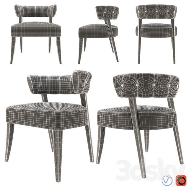 Munna Aileen chair 3DSMax File - thumbnail 2