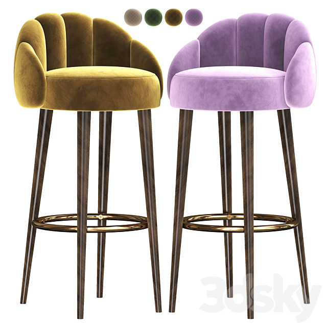 Munna OLYMPIA BAR STOOL 3DS Max Model - thumbnail 2