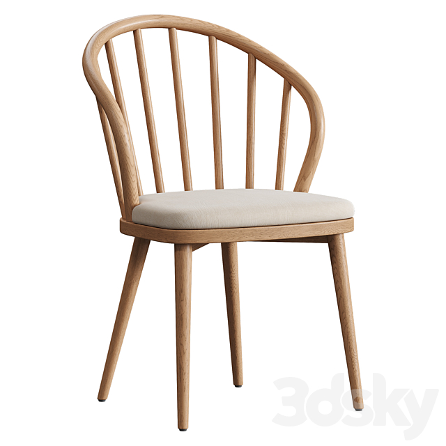 Murray chair Divan.ru 3ds Max - thumbnail 2