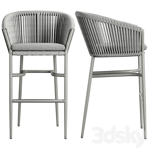 Muse Barstool 3DSMax File - thumbnail 2