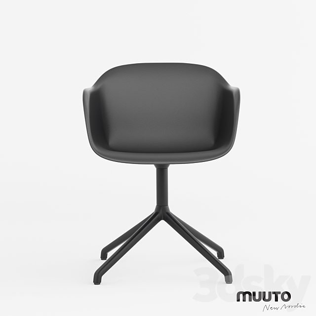 Muuto – FIBER – SWIVEL BASE _ Iskos Berlin 3DS Max Model - thumbnail 2