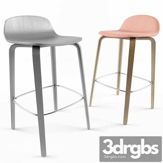 Muuto. visu bar stool. 2 3dsmax Download - thumbnail 1