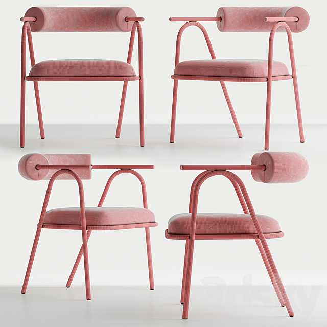 My home collection baba bar stool 3DSMax File - thumbnail 2