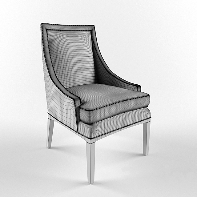 Mya Upholstered Chair Bernhardt Interiors 3DSMax File - thumbnail 3