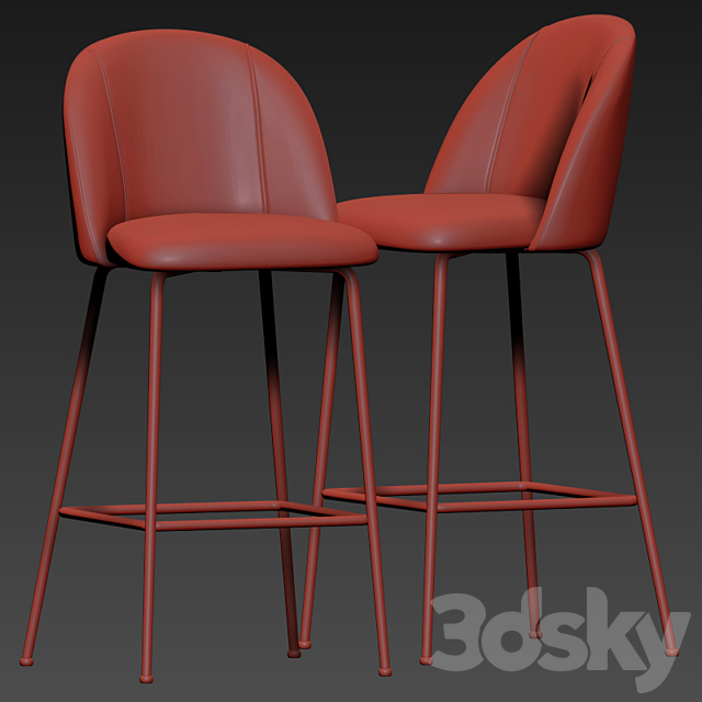 Mystere Bar Stool 3DSMax File - thumbnail 3