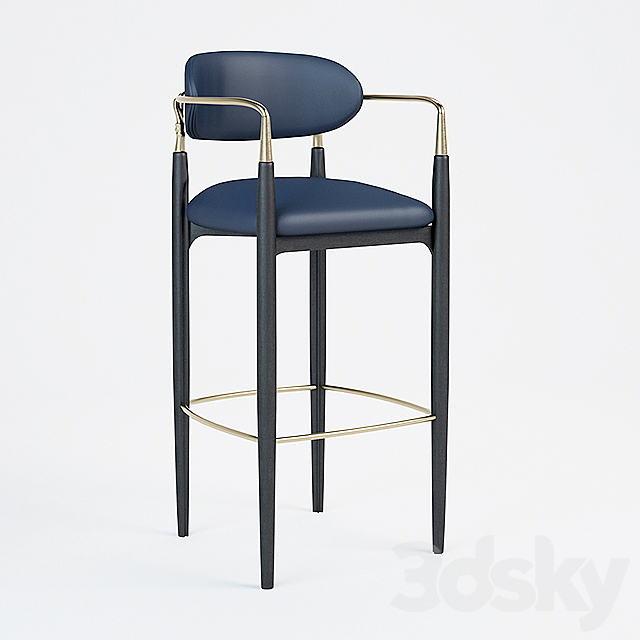 Nahema Bar Stool 3DSMax File - thumbnail 1