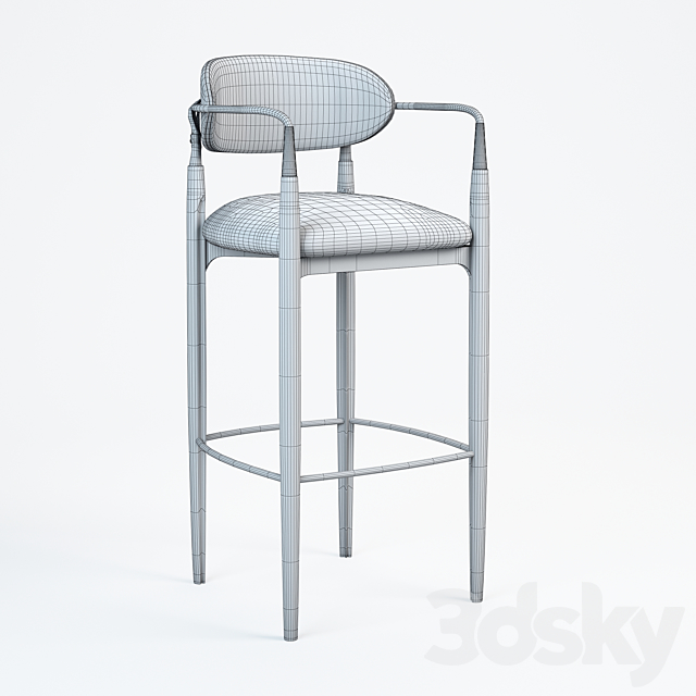 Nahema Bar Stool 3DSMax File - thumbnail 3