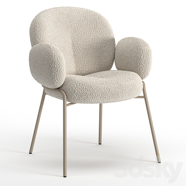 Nana chair Freifrau 3DS Max Model - thumbnail 4