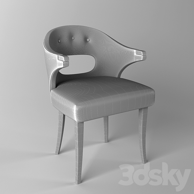 Nanook Brabbu short chair 3ds Max - thumbnail 3