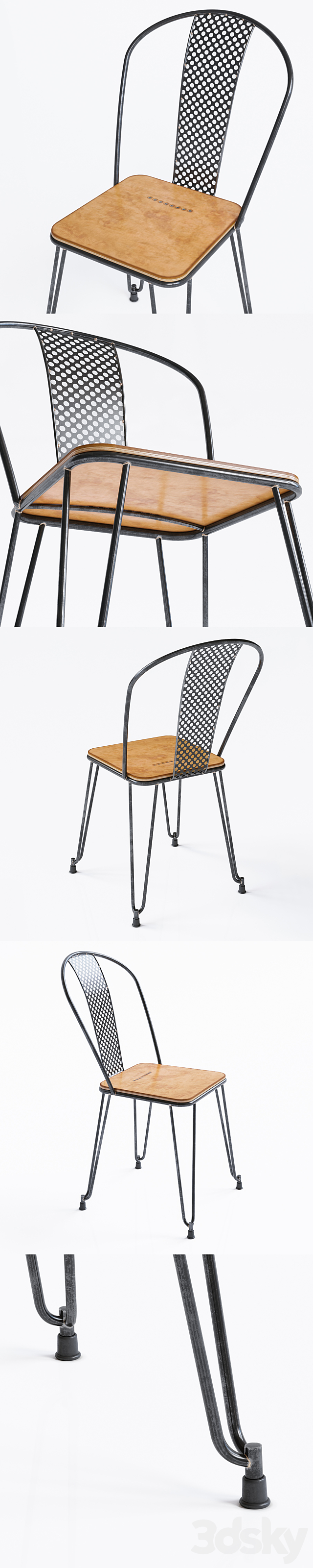 Napier Dining Chair 3DSMax File - thumbnail 2