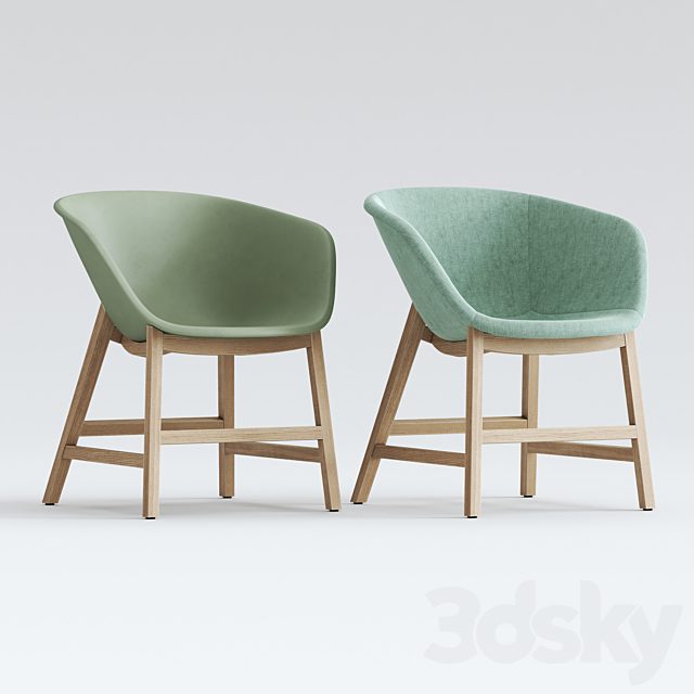 Nathan Rhodes Design Norr Lounge Chair 3DSMax File - thumbnail 1