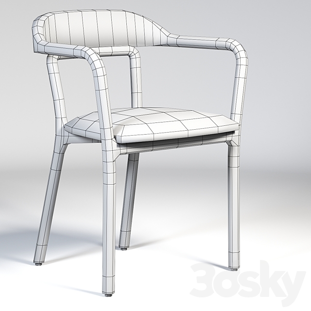 NERI & HU 753S DUET CHAIR 3DSMax File - thumbnail 3