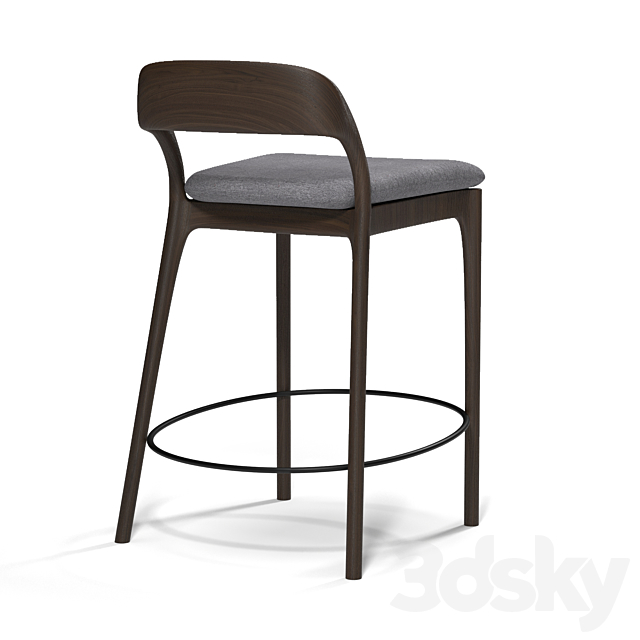 neva bar stool 3DSMax File - thumbnail 2