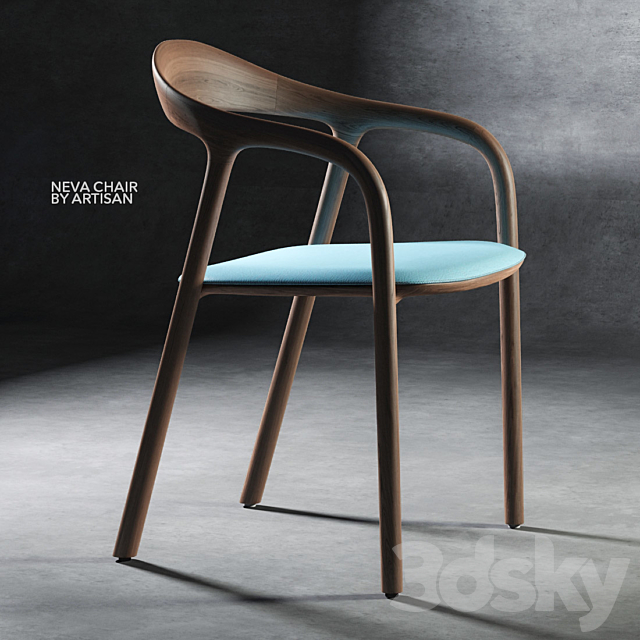 Neva chair by Artisan 3DSMax File - thumbnail 1