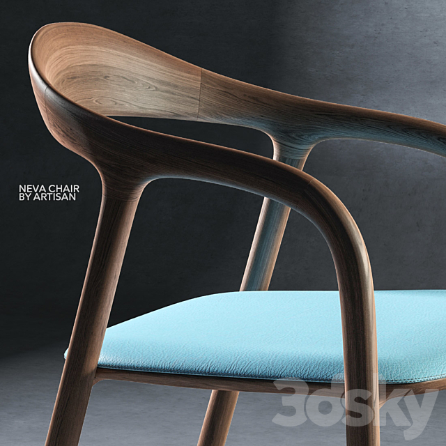 Neva chair by Artisan 3DSMax File - thumbnail 2