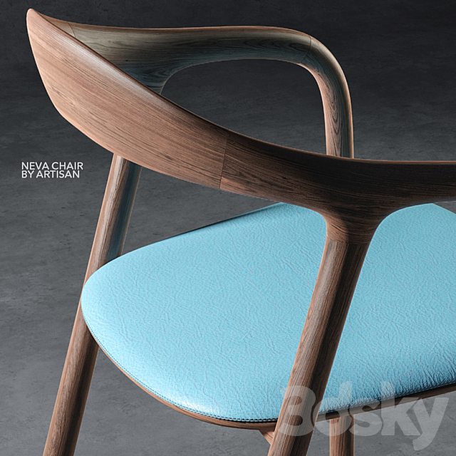 Neva chair by Artisan 3DSMax File - thumbnail 3