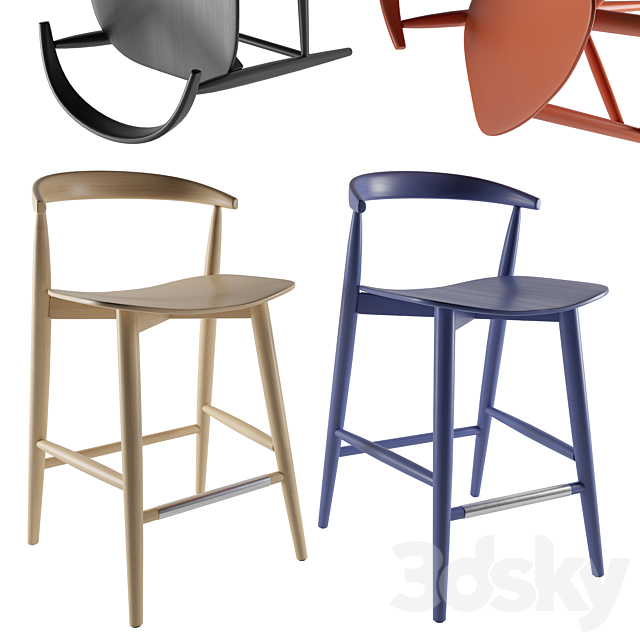 Newood Light Chair Cappellini 3DSMax File - thumbnail 1