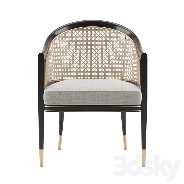 Nicholas Haslam Grasse Chair 3DS Max Model - thumbnail 3