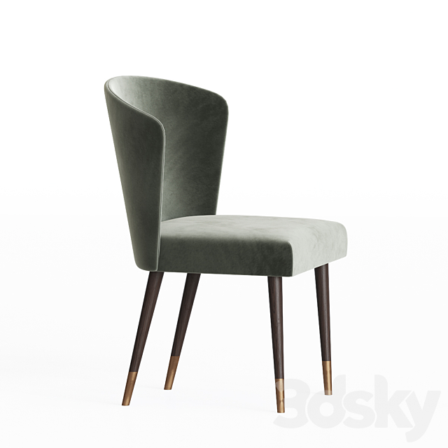 Ninfea Dining Chair Capital collection 3ds Max - thumbnail 2