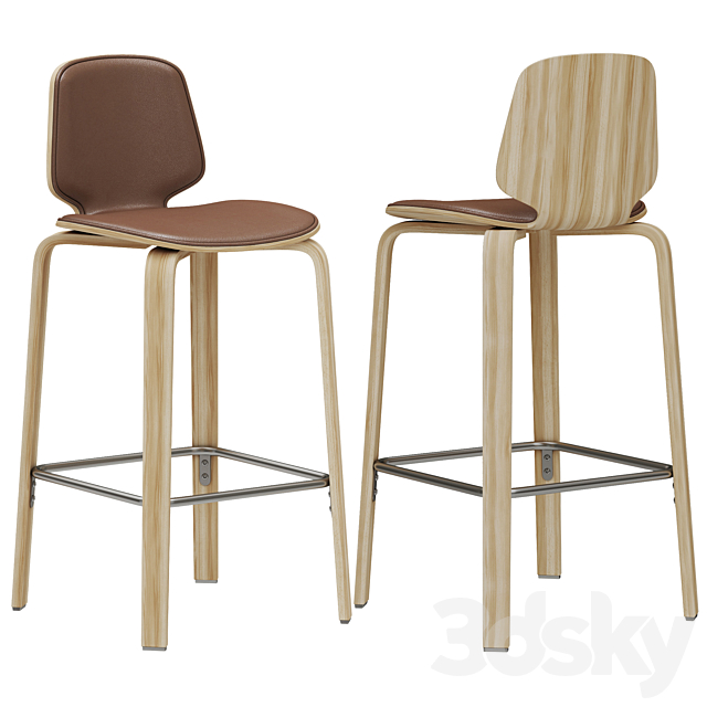 Normann Copenhagen My Chair Barstool 3DSMax File - thumbnail 1