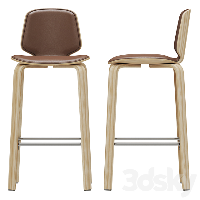 Normann Copenhagen My Chair Barstool 3DSMax File - thumbnail 2