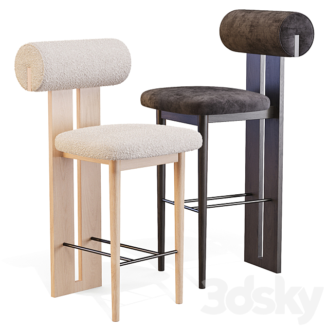 Norr11: Hippo – Bar and Counter Stool 3ds Max - thumbnail 2