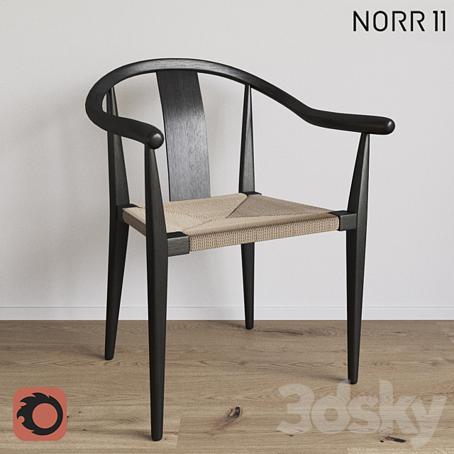 NORR11_Shanghai Dining Chair 3DSMax File - thumbnail 1