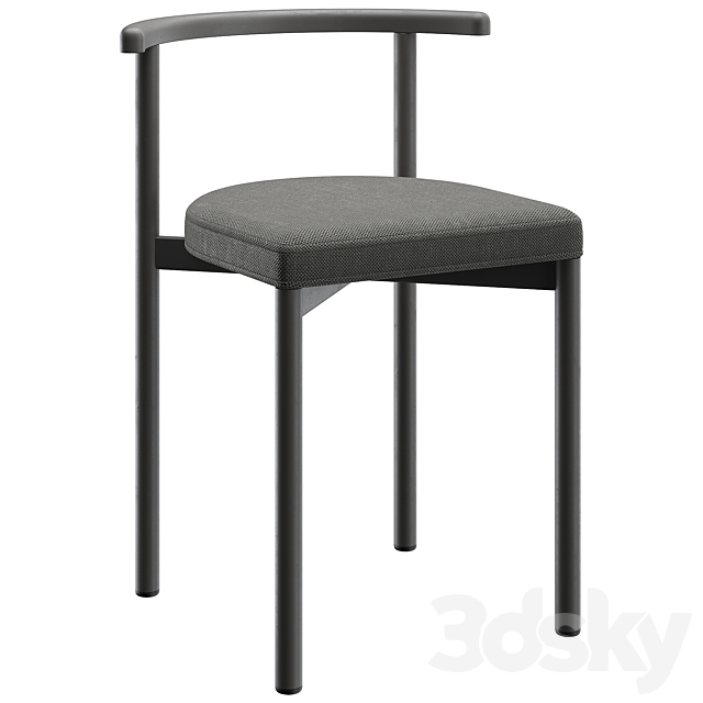 NRA chair and semi-bar stool by DELO 3ds Max - thumbnail 2