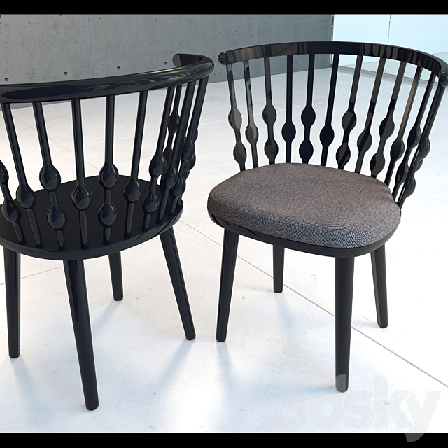 Nub chair 3DS Max Model - thumbnail 2