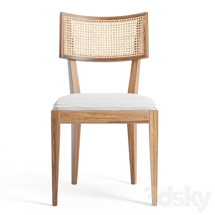 Odelle chair 3DS Max Model - thumbnail 2