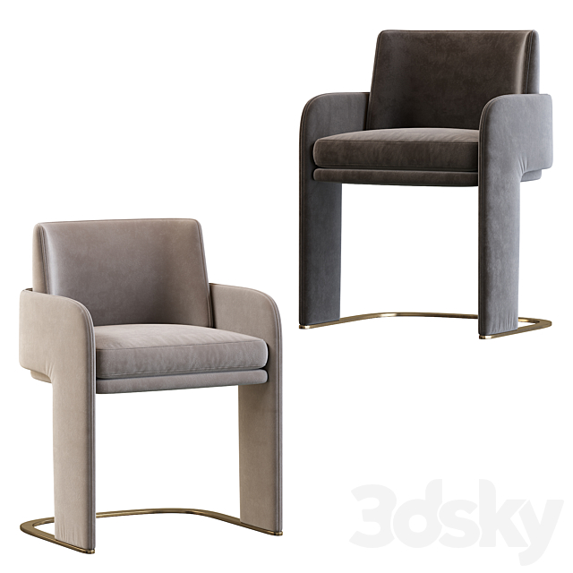 ODISSEIA Chair By DOOQ 3DS Max Model - thumbnail 3