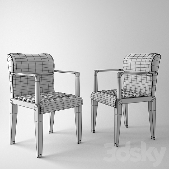 Office Chair 3DS Max Model - thumbnail 2