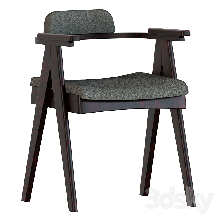 Olav chair 3DS Max Model - thumbnail 1